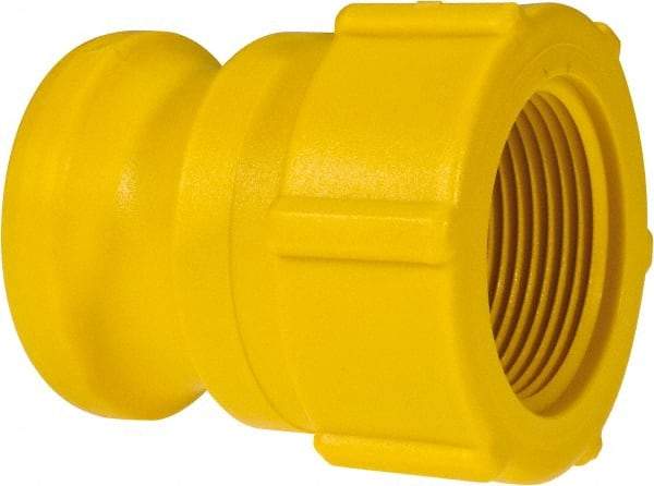 NewAge Industries - 1-1/4" Nylon Cam & Groove Suction & Discharge Hose Male Adapter Female NPT Thread - Part A, 1-1/4" Thread, 150 Max psi - USA Tool & Supply