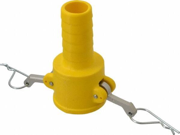 NewAge Industries - 1" Nylon Cam & Groove Suction & Discharge Hose Female Coupler Hose Shank - Part C, 175 Max psi - USA Tool & Supply