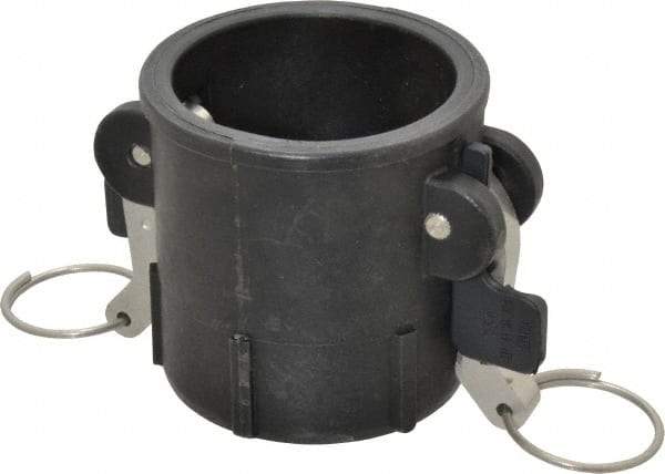 NewAge Industries - 2" Polypropylene Cam & Groove Suction & Discharge Hose Female Coupler Female NPT Thread - Part D, 2" Thread, 100 Max psi - USA Tool & Supply