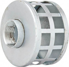 Kuriyama of America - 1-1/2" Hose, Square Hole Strainer - Plated Steel - USA Tool & Supply