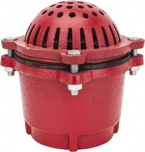 Value Collection - 4" Hose, Foot Valve - Cast Iron - USA Tool & Supply