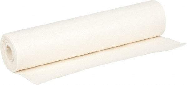 Made in USA - 1/16 Inch Thick x 60 Inch Wide x 12 Inch Long, Pressed Wool Felt Sheet - 1 Lbs/Square Yd., White, 500 psi - USA Tool & Supply