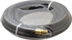 Continental ContiTech - 1/2" ID x 0.811" OD 25' Long Multipurpose Air Hose - MNPT x MNPT Ends, 200 Working psi, -40 to 190°F, 1/2" Fitting, Black - USA Tool & Supply