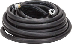 Continental ContiTech - 3/4" ID x 1.118" OD 50' Long Multipurpose Air Hose - MNPT x MNPT Ends, 200 Working psi, -40 to 190°F, 3/4" Fitting, Black - USA Tool & Supply