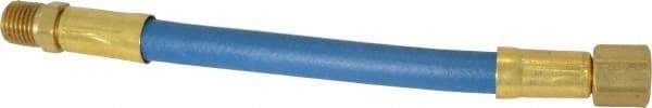 Coilhose Pneumatics - 1/4" ID 1/2' Long Lead-In Whip Hose - FNPT x MNPT Swivel Ends, 200 Working psi, -40 to 212°F, 1/4" Fitting, - USA Tool & Supply