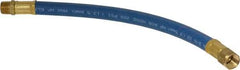 Coilhose Pneumatics - 3/8" ID 1' Long Lead-In Whip Hose - FNPT x MNPT Swivel Ends, 200 Working psi, -40 to 212°F, 3/8" Fitting, - USA Tool & Supply