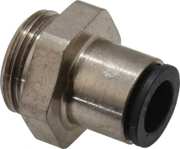 Legris - 8mm Outside Diam, 3/8 BSPP, Nickel Plated Brass Push-to-Connect Tube Male Connector - 290 Max psi - USA Tool & Supply