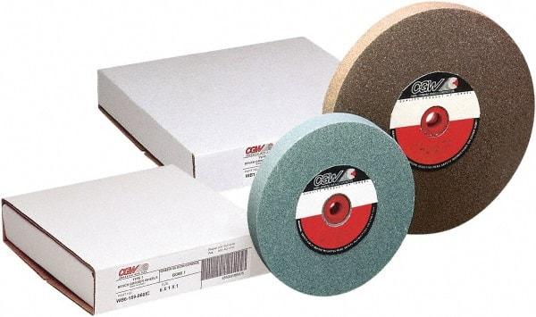 Camel Grinding Wheels - 100 Grit Silicon Carbide Bench & Pedestal Grinding Wheel - 8" Diam x 1" Hole x 1" Thick, 3600 Max RPM, Vitrified Bond - USA Tool & Supply