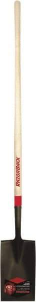 Razor-Back - Shovels, Spades, Diggers & Hoes Type: Spade Blade Type: Square - USA Tool & Supply