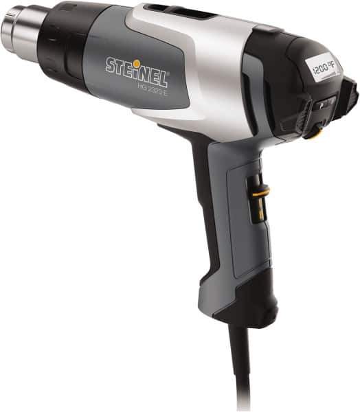 Steinel - 120 to 1,200°F Heat Setting, 4 to 13 CFM Air Flow, Heat Gun - 120 Volts, 13.5 Amps, 1,600 Watts, 6' Cord Length - USA Tool & Supply