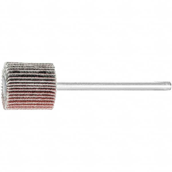 PFERD - 5/8" Diam x 5/8" Face Width, Aluminum Oxide Coated Mounted Flap Wheel - USA Tool & Supply