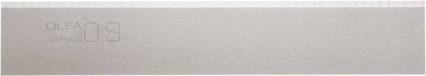Olfa - Carbon Steel 1-Edge Scraper Replacement Blade - 2-1/2" Blade Length x 7.3" Blade Width, For Floor Scrapers - USA Tool & Supply