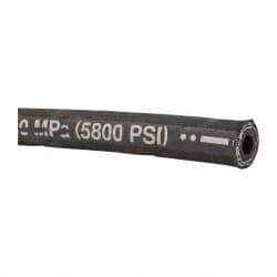 Parker - -4 Hose Size, 1/4" ID, 5,800 psi Work Pressure Hydraulic Hose - Synthetic Rubber, -40°F to 250°F - USA Tool & Supply