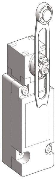 Telemecanique Sensors - SP, NC/NO, 600 VAC, Screw Terminal, Roller Lever Actuator, General Purpose Limit Switch - IP66 IPR Rating - USA Tool & Supply