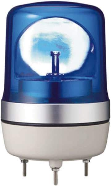 Schneider Electric - 12 VAC/VDC, 250 mAmp, Rotating Beacon LED Light - Surface Mounted, 6.77 Inch High, 106mm Diameter, 138 Flashes per min - USA Tool & Supply