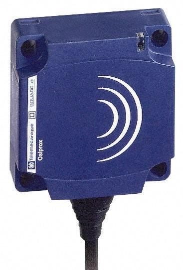 Telemecanique Sensors - PNP, NC, Flat, Inductive Proximity Sensor - 3 Wires, IP68, 12 to 24 VDC, 40mm Wide - USA Tool & Supply
