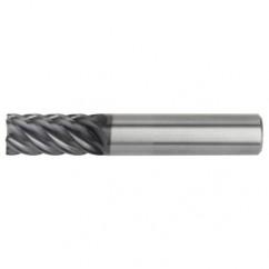 1/2x1/2x1x3 6FL Square Carbide End Mill-Round Shank-AlTiN - USA Tool & Supply