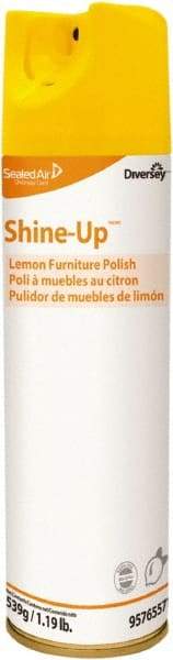 Diversey - 13.8 fl oz Liquid Wood Cleaner - Lemon Scented, Aerosol Container - USA Tool & Supply