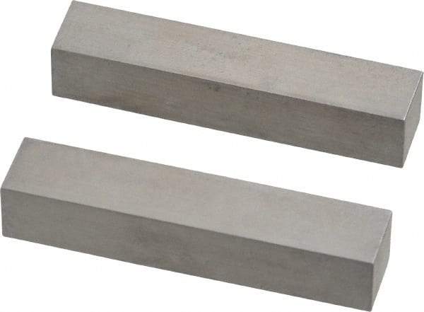 SPI - 1.97 Inch Overall Length, 0.394 Inch Jaw Thickness, Gage Block Reference Jaws - Accuracy of Ref. Line to Measuring Surface +/-0.0002 Inch Accuracy, Sold As Pair, For Use with Rectangular Gage Blocks, 2 Pieces - USA Tool & Supply