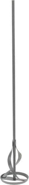 Premier Paint Roller - Metal Chrome Power Mixer - 30 Inch Long x 1/2 Inch Shank Diameter, Compatible with 5 to 10 Gallon Containers - USA Tool & Supply