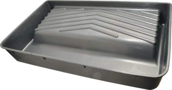 Premier Paint Roller - 18" Roller Compatible Heavy-Duty Deep-Well Paint Tray - 2 Qt Capacity, 20" Wide, Plastic - USA Tool & Supply