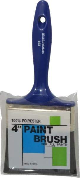 Premier Paint Roller - 4" Synthetic Wall Brush - 2-3/4" Bristle Length, 6-3/4" Plastic Handle - USA Tool & Supply