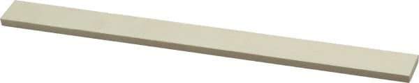 Made in USA - 800 Grit Aluminum Oxide Rectangular Polishing Stone - Super Fine Grade, 1/2" Wide x 6" Long x 1/8" Thick - USA Tool & Supply