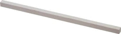 Made in USA - 600 Grit Aluminum Oxide Square Polishing Stone - Super Fine Grade, 5/32" Wide x 4" Long x 5/32" Thick - USA Tool & Supply