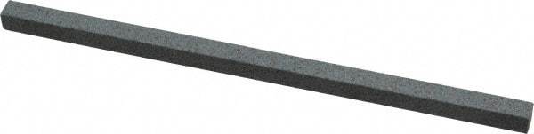 Made in USA - 150 Grit Silicon Carbide Square Polishing Stone - Very Fine Grade, 1/4" Wide x 6" Long x 1/4" Thick - USA Tool & Supply