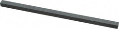 Made in USA - 150 Grit Silicon Carbide Square Polishing Stone - Very Fine Grade, 1/4" Wide x 6" Long x 1/4" Thick - USA Tool & Supply