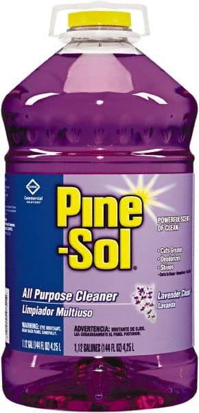 Pine-Sol - 144 oz Bottle All-Purpose Cleaner - Liquid, Lavender - USA Tool & Supply