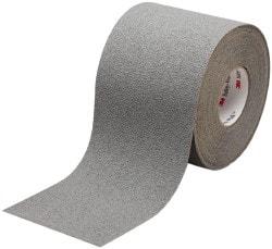 3M - Gray Solid Color Anti-Slip Vinyl Tape - 6" Wide x 60' Long - USA Tool & Supply