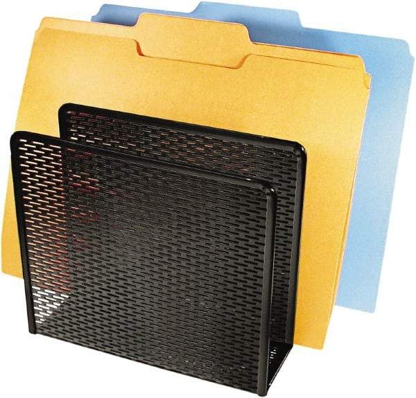 Artistic - Black Desk Top Organizer - Mesh Metal - USA Tool & Supply