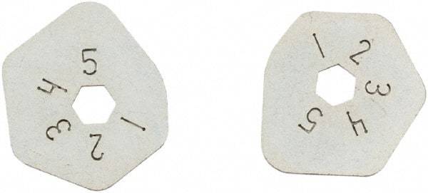 SEYMOUR-MIDWEST - 2 Piece, 5 Setting, Size 1/16 to 5/16 Gauge Rake Cam Set - Use with CAM Gauge Rake - USA Tool & Supply