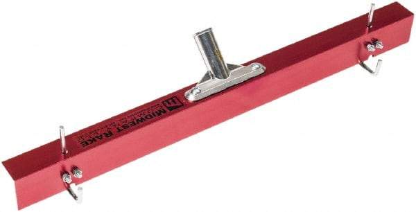 SEYMOUR-MIDWEST - Sled Style Gauge Rake - 24" Wide, Aluminum Head - USA Tool & Supply