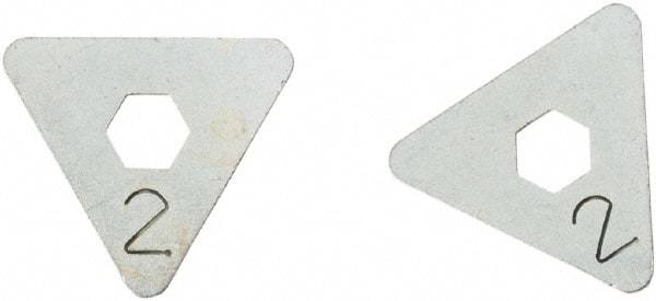 SEYMOUR-MIDWEST - 2 Piece, 3 Setting, Size 2 Gauge Rake Cam Set - Use with CAM Gauge Rake - USA Tool & Supply