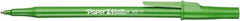 Paper Mate - 1mm Ball Point Stick Pen - Green - USA Tool & Supply