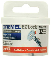 Dremel - 1-1/2" Cutoff Wheel - 0.045" Thick, 35,000 Max RPM, Use with Angle Grinders - USA Tool & Supply