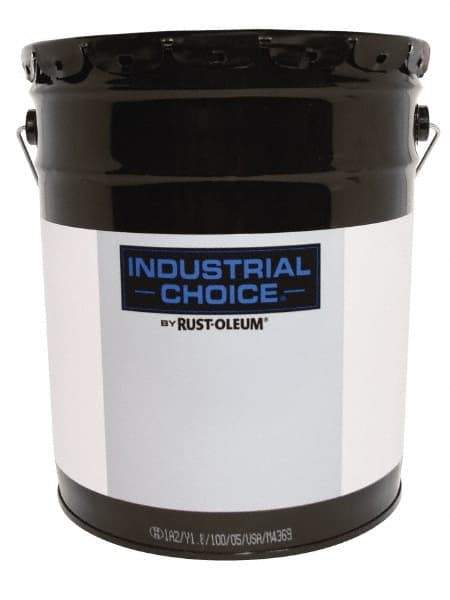 Rust-Oleum - 5 Gal White Gloss Finish Acrylic Enamel Paint - Interior/Exterior, Direct to Metal, <250 gL VOC Compliance - USA Tool & Supply