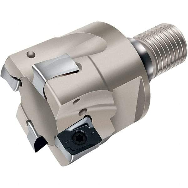 Walter - 40mm Cut Diam, 13mm Max Depth of Cut, Indexable Square Shoulder End Mill - Multiple Insert Styles, T36 Modular Connection, 90° Lead Angle, Through Coolant - USA Tool & Supply