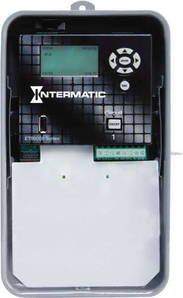 Intermatic - 365 Day Astronomical Outdoor Digital Electronic Timer Switch - 4,000 On/Off, 120/208/240/277 VAC, 50/60 Hz, - USA Tool & Supply