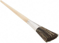 Osborn - Hoghair Artist's Paint Brush - 1 1/2" Wide, 2 3/8" Bristle Length, 9-3/4" Wood Handle - USA Tool & Supply