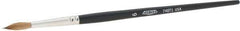 Osborn - #6 Sable Artist's Paint Brush - 5/32" Wide, 3/4" Bristle Length, 5-3/4" Wood Handle - USA Tool & Supply