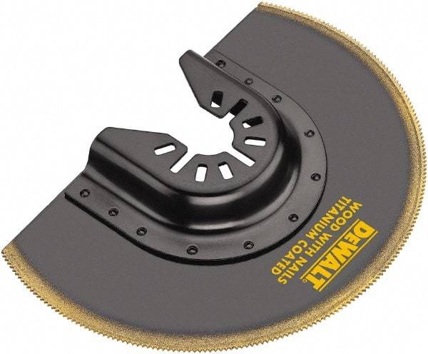 DeWALT - Titanium Head Rotary & Multi-Tool Flush Cutting Blade - Universal Fitment for Use on All Major Brands (No Adapter Required) - USA Tool & Supply