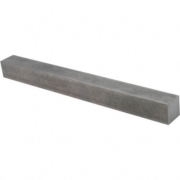 Value Collection - 12" Long x 1-1/4" High x 1-1/4" Wide, Plain Steel Undersized Key Stock - Cold Drawn Steel - USA Tool & Supply