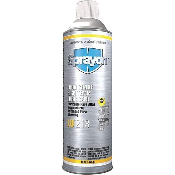 Sprayon - 20 oz Aerosol Spray Lubricant - 12°F to 635°F, Food Grade - USA Tool & Supply