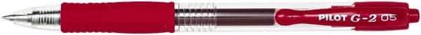 Pilot - Conical Roller Ball Pen - Red - USA Tool & Supply