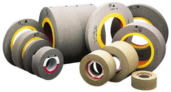 Camel Grinding Wheels - 20" Diam x 12" Hole x 1" Wide Centerless & Cylindrical Grinding Wheel - 60 Grit, Aluminum Oxide, Type 1, Medium Grade, Vitrified Bond, No Recess - USA Tool & Supply