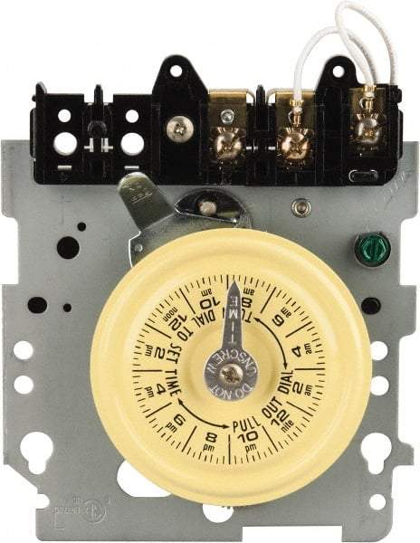 Intermatic - 24 hr Mechanism Only Analog Electromechanical Timer Switch - 12 On/Off per Day, 120 VAC, 60 Hz, - USA Tool & Supply