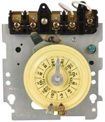 Intermatic - 24 hr Mechanism Only Analog Electromechanical Timer Switch - 12 On/Off per Day, 120 VAC, 60 Hz, - USA Tool & Supply
